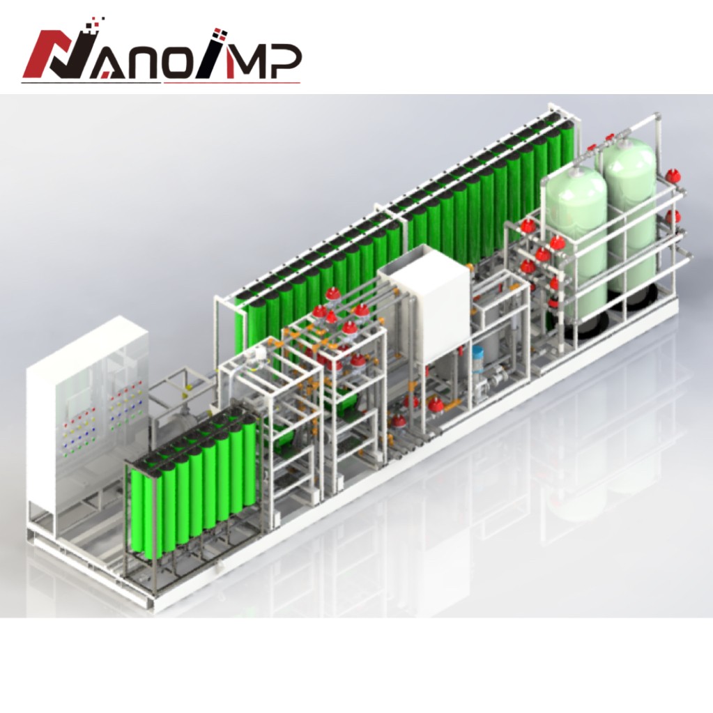 Customized DTRO STRO Reverse Osmosis Membrane System Skid-mounted System